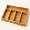 nestora home bamboo cutlery organizer