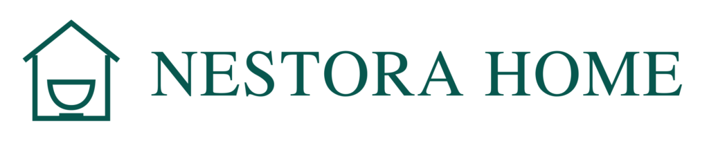 nestora home footer green