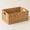 nestora home woven storage basket